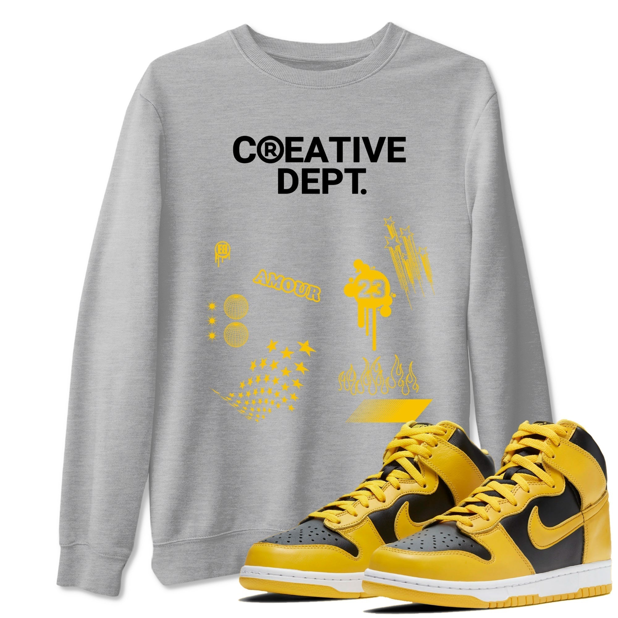 Creative Dept snkmatch Tees - Dunk High Pollen