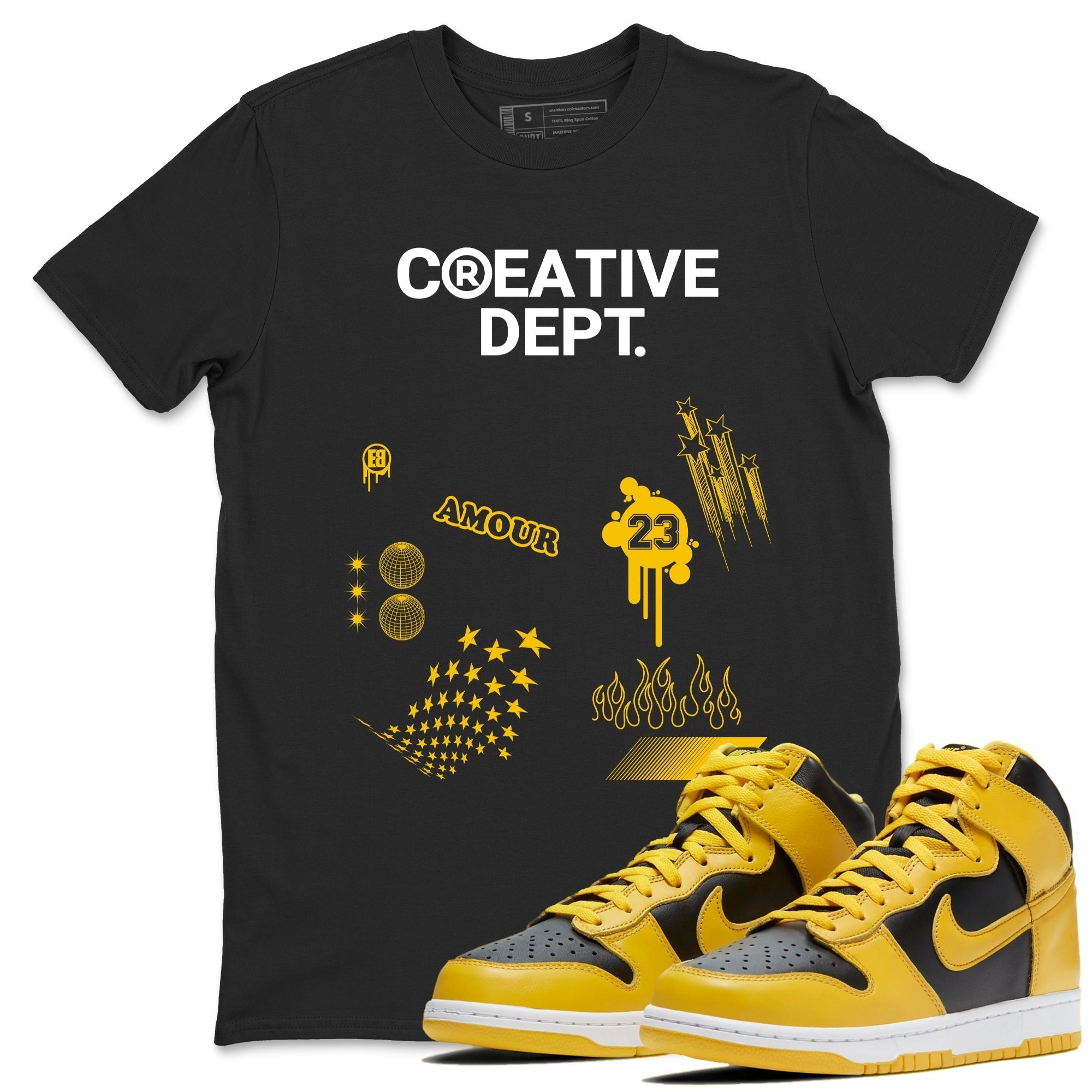 Creative Dept snkmatch Tees - Dunk High Pollen