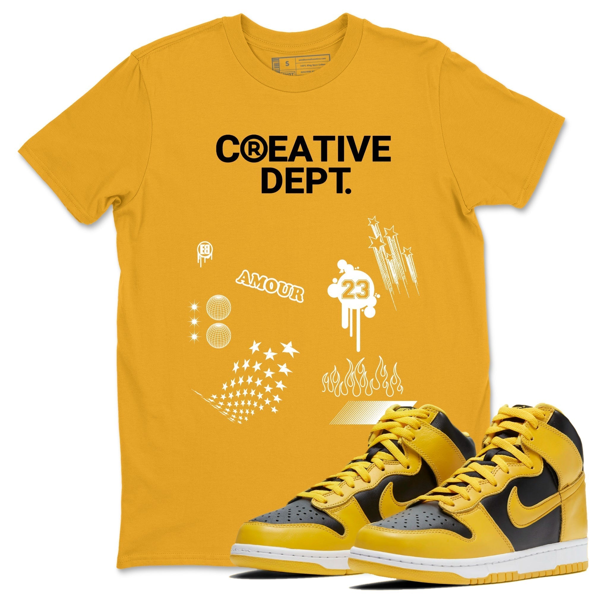 Creative Dept snkmatch Tees - Dunk High Pollen