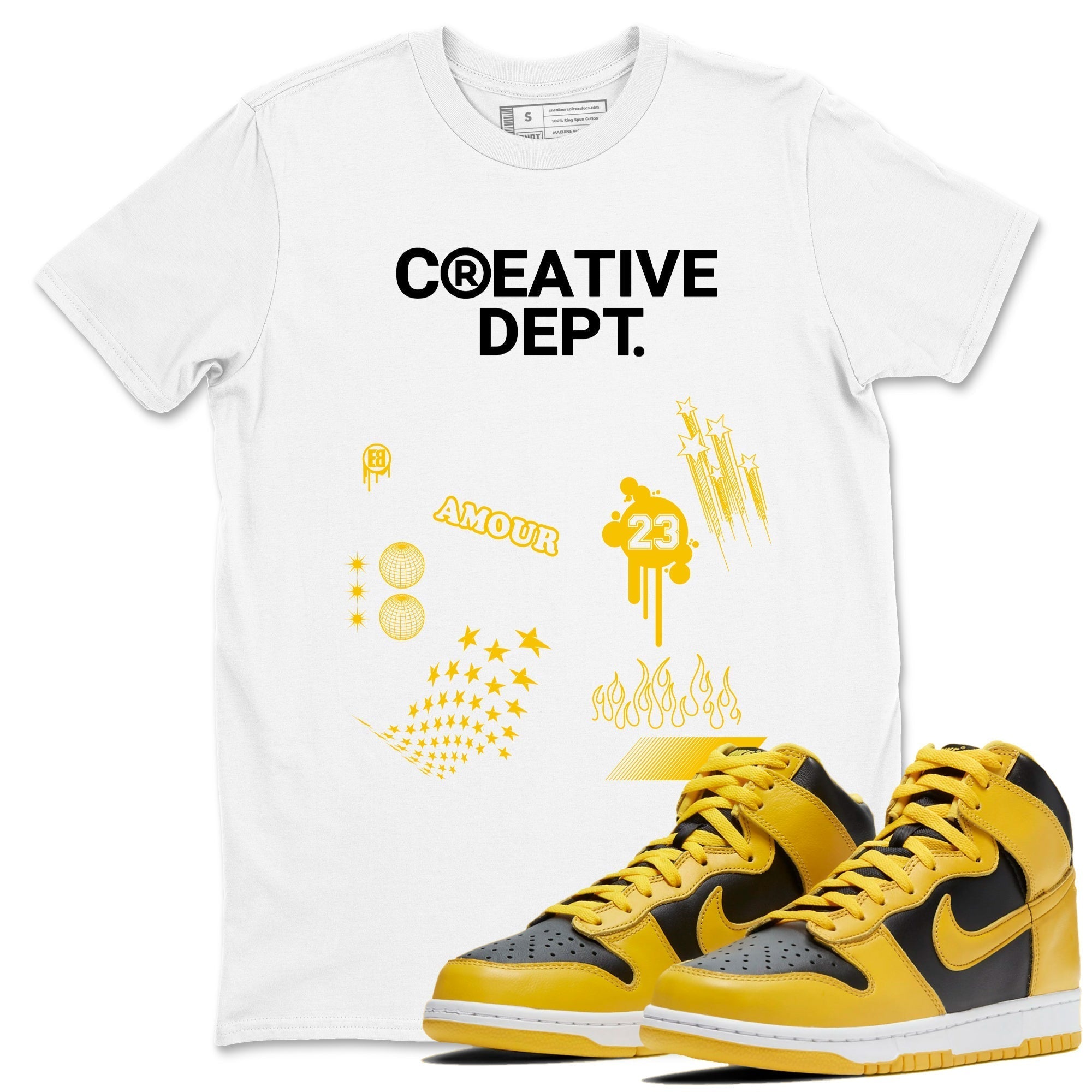 Creative Dept snkmatch Tees - Dunk High Pollen