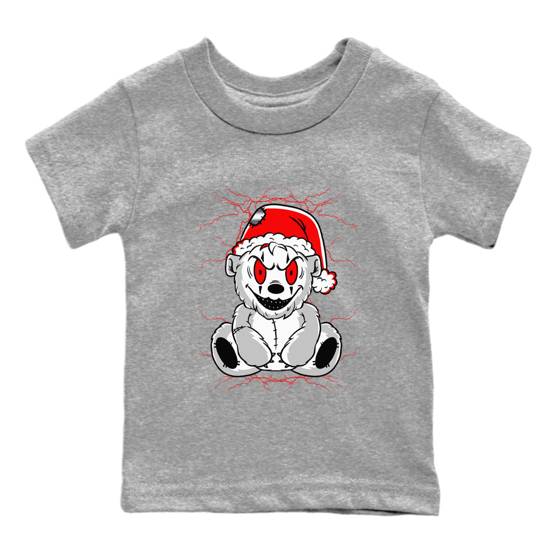 Creepy Bear snkmatch Tee Kids - Air Jordan 12 Cherry