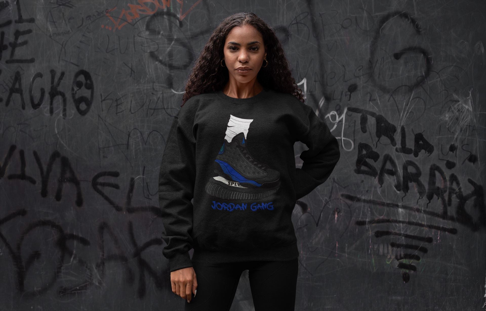 Air Jordan Gang Unisex Tops - Air Jordan 13 Hyper Royal