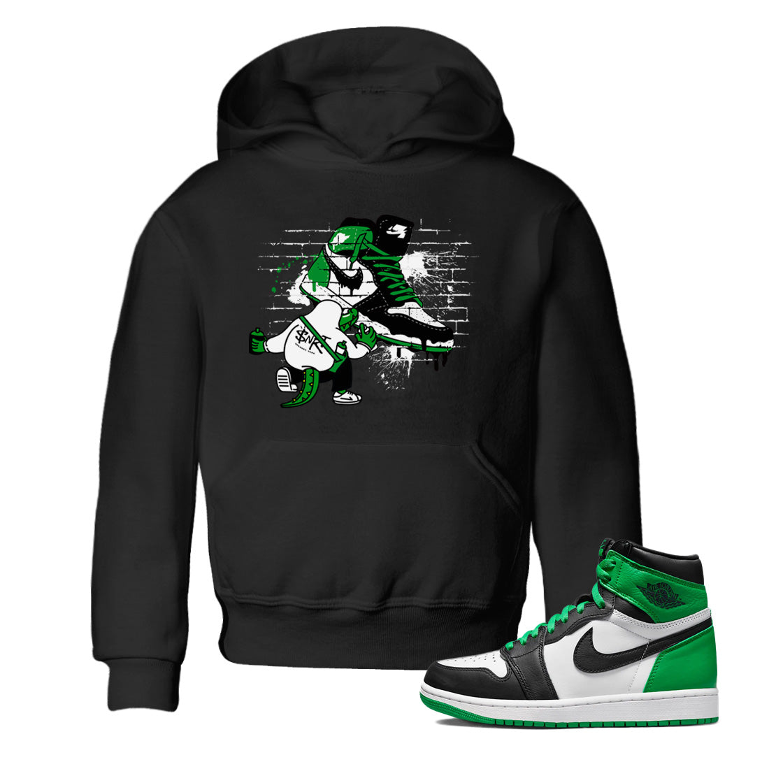 Crocodile Artist Kids Tops - Air Jordan 1 Celtics