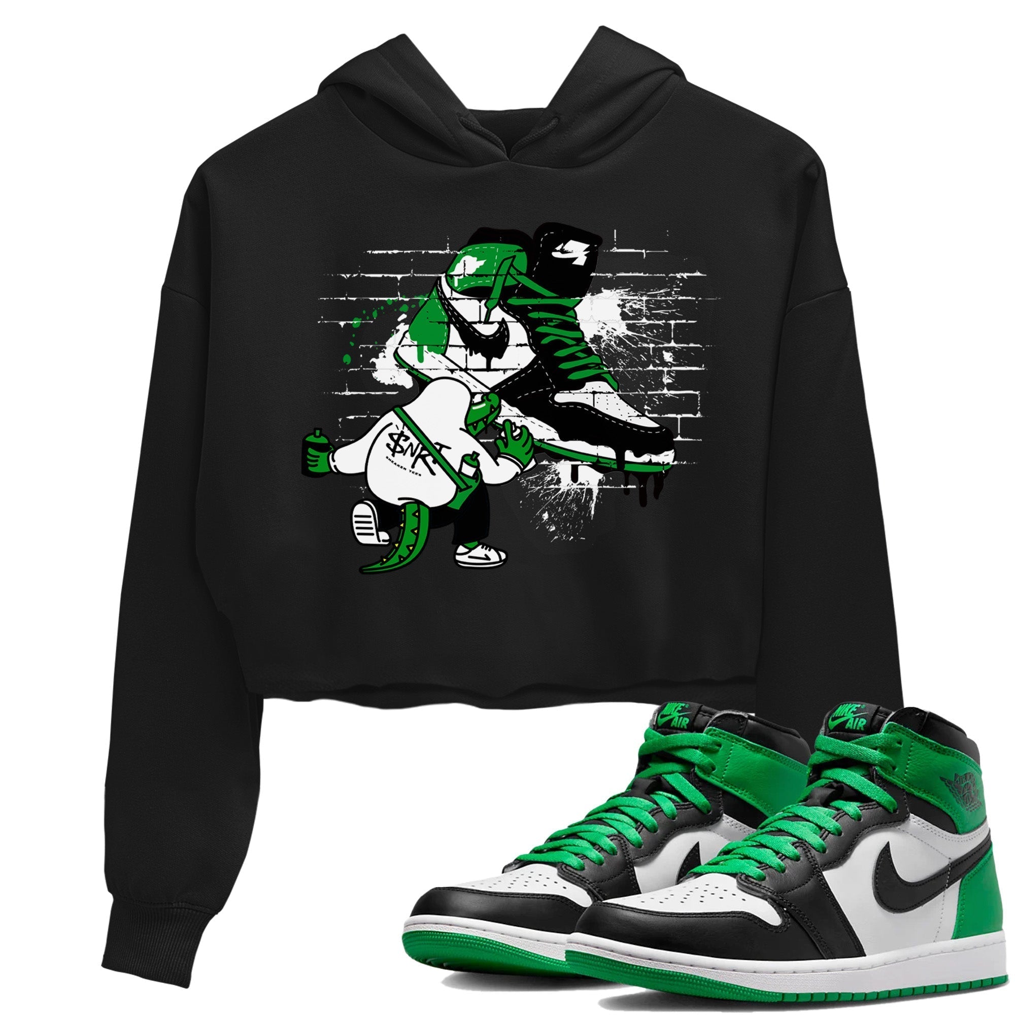 Crocodile Artist Women's Tops - Air Jordan 1 Celtics