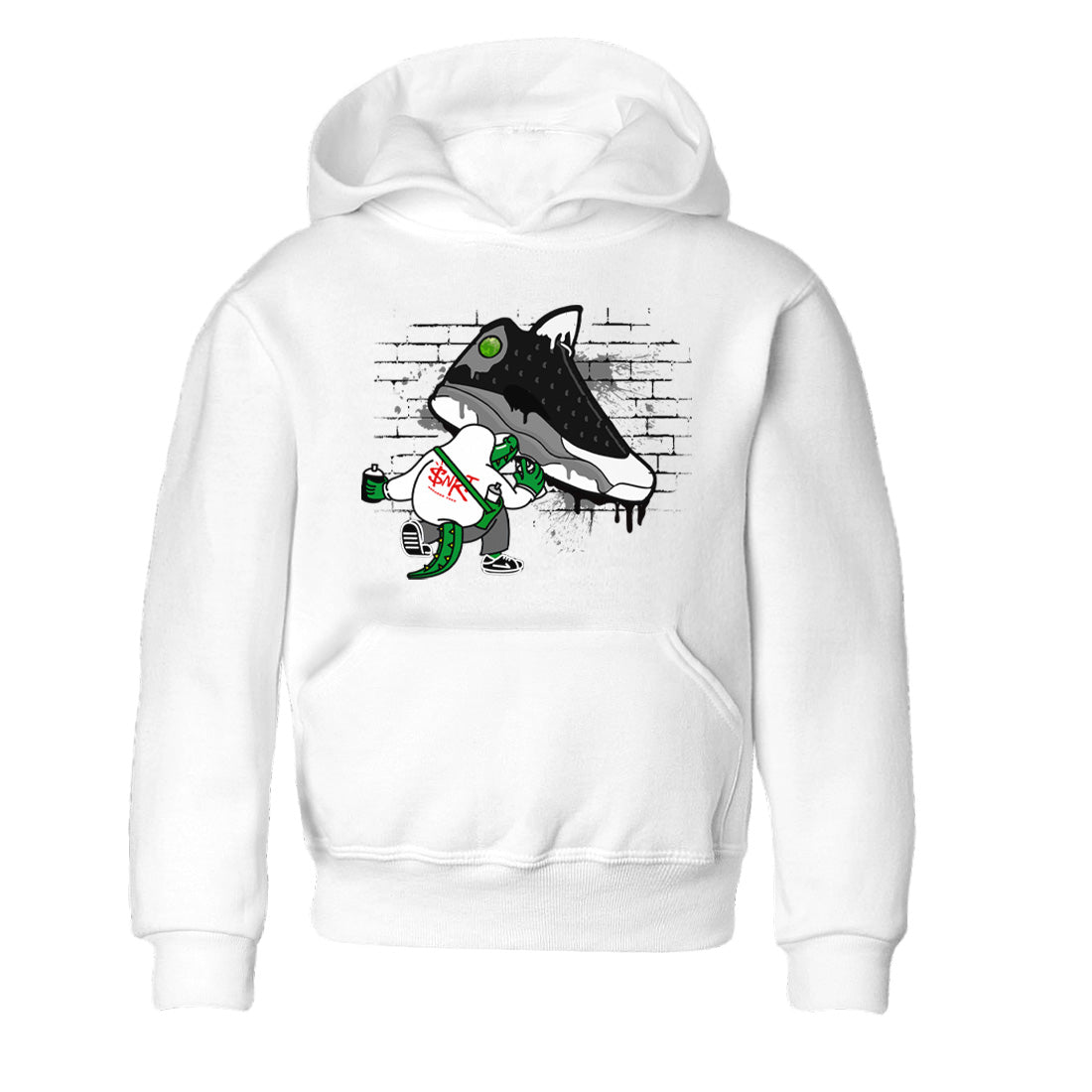 Crocodile Artist Kids Tops - Air Jordan 13 Black Flint