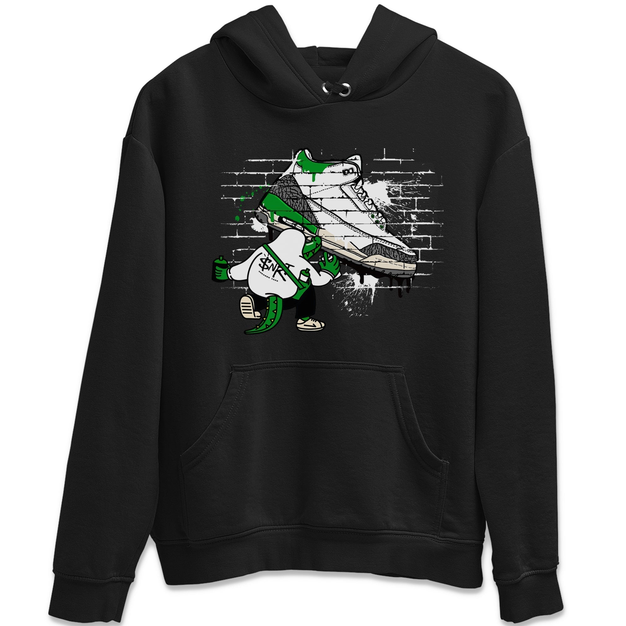 Crocodile Artist Unisex Tops - Air Jordan 3 Lucky Green