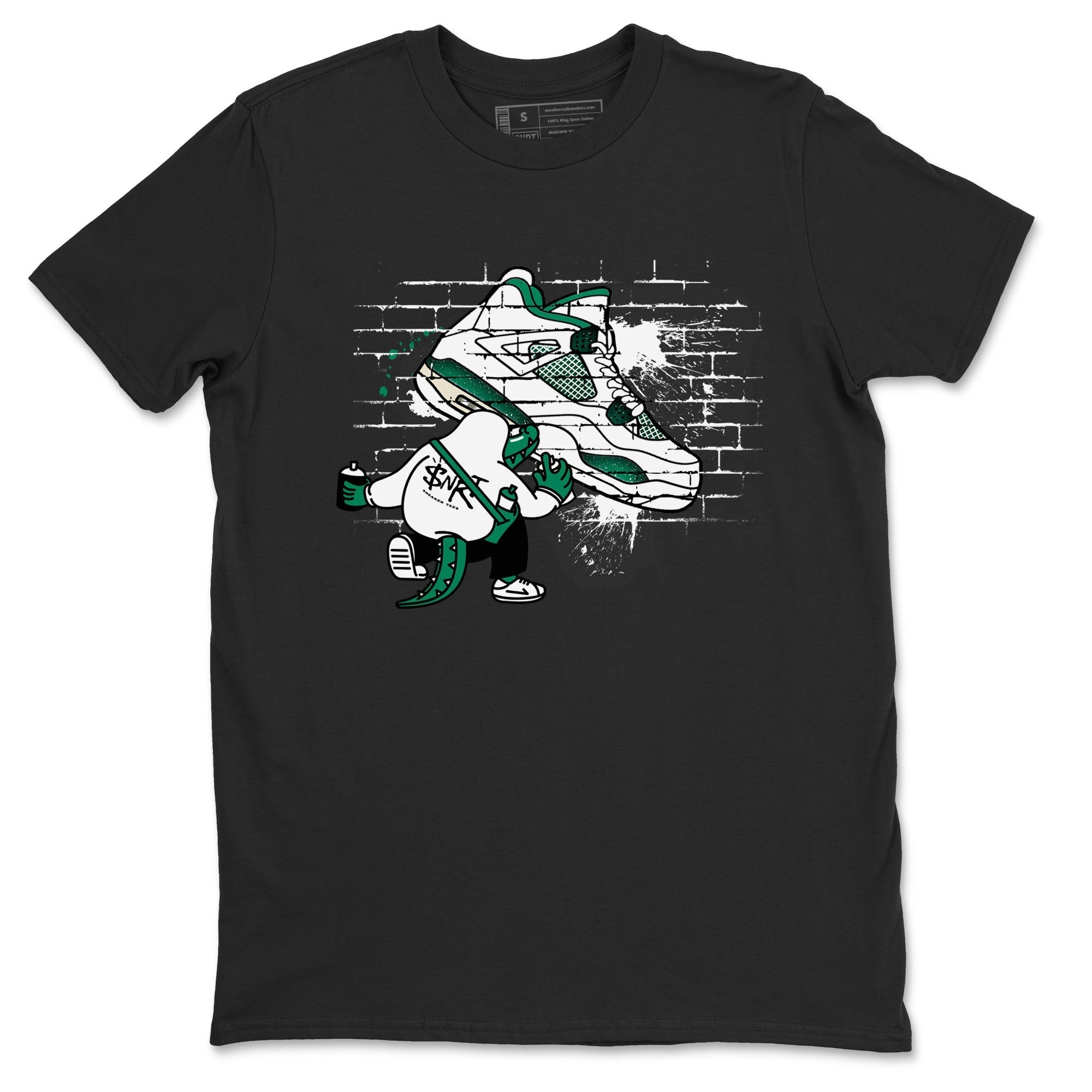 Crocodile Artist snkmatch Tees - Air Jordan 4 Oxidized Green