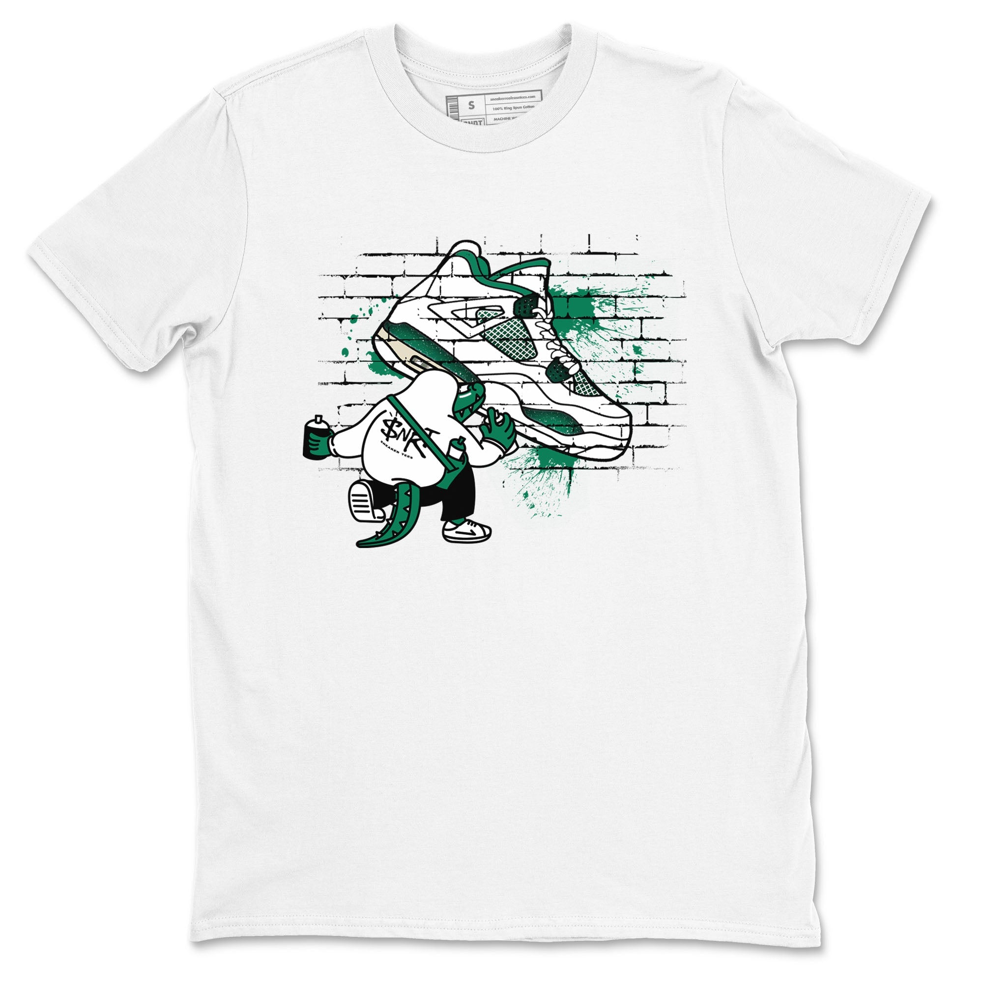 Crocodile Artist snkmatch Tees - Air Jordan 4 Oxidized Green