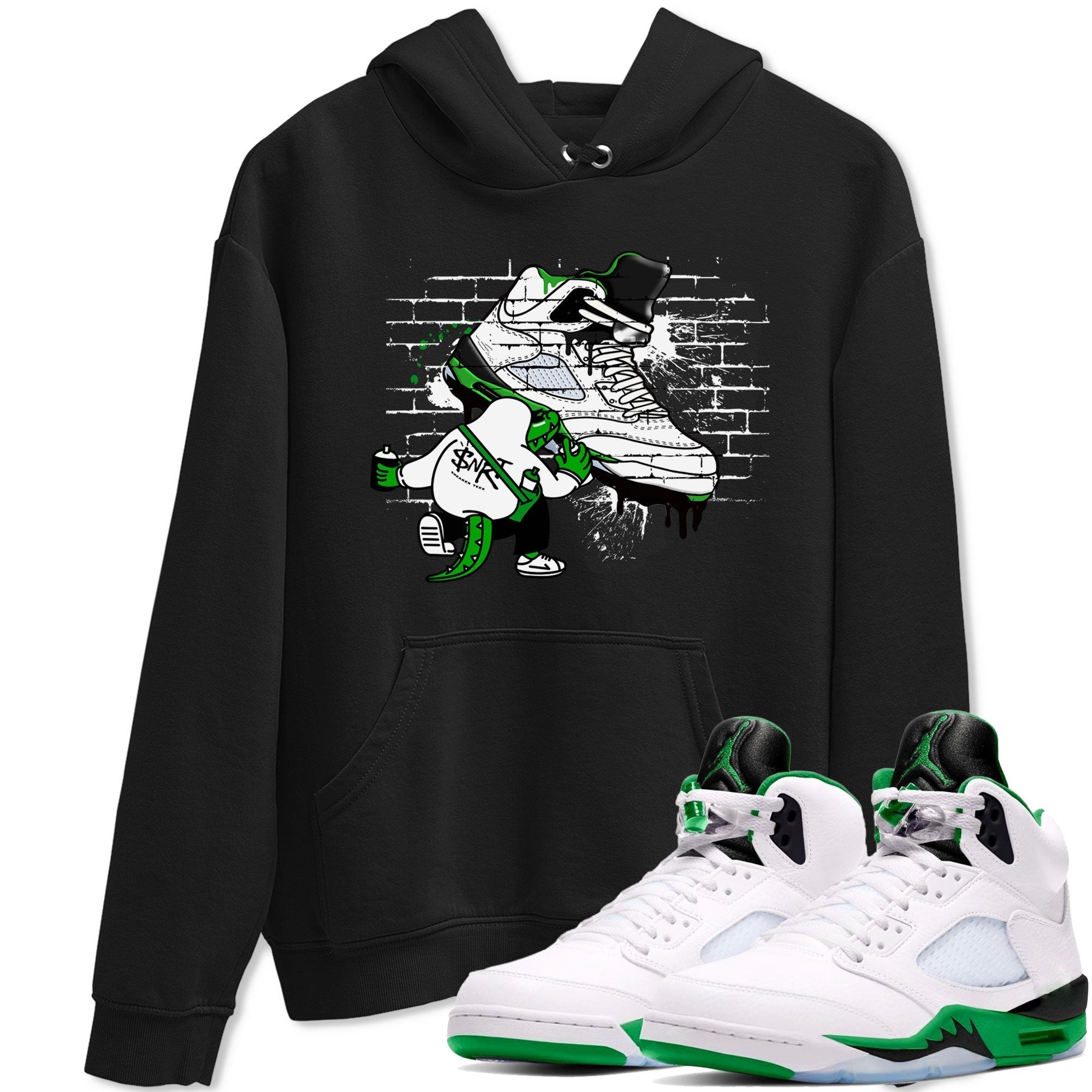 Crocodile Artist snkmatch Tee - Air Jordan 5 Lucky Green