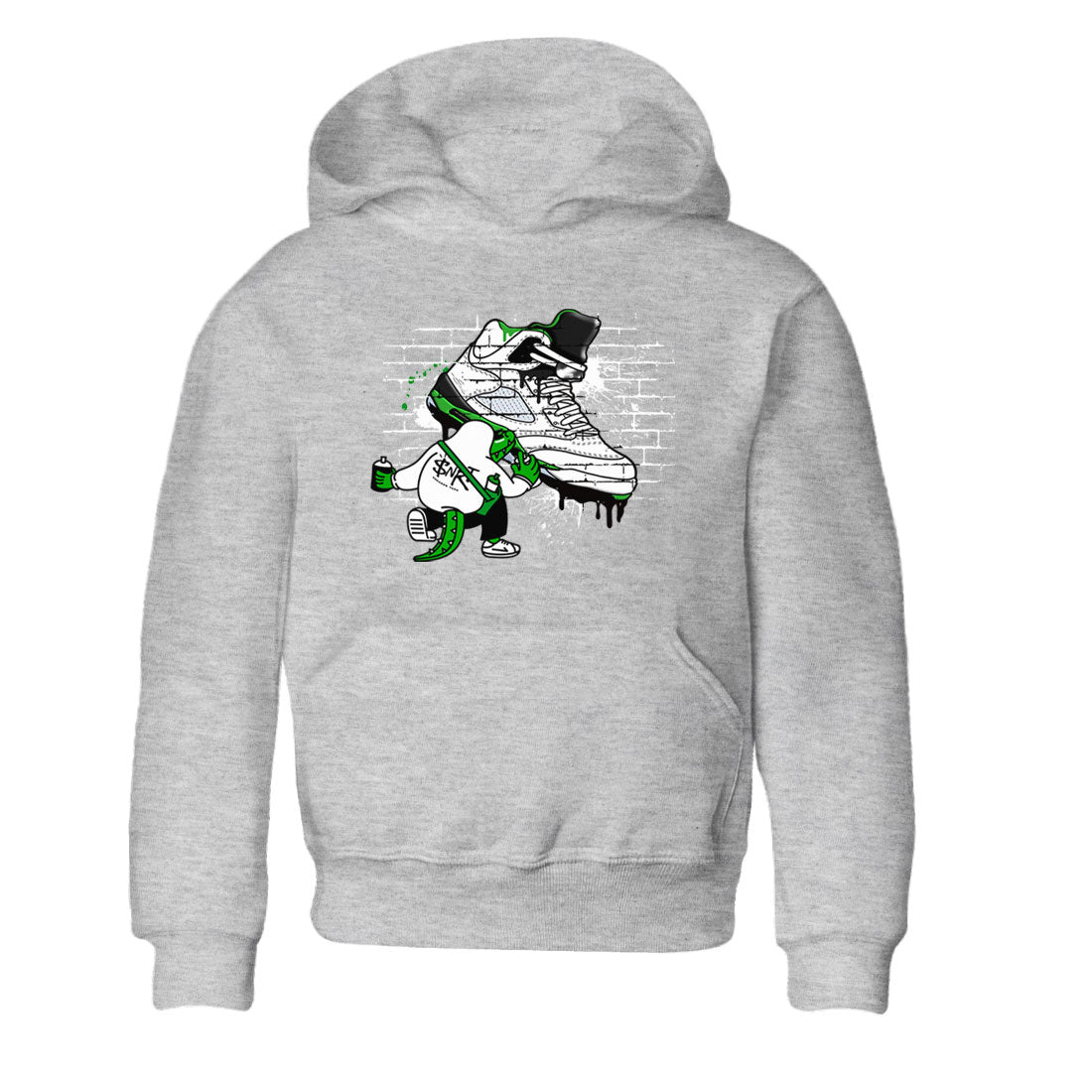 Crocodile Artist snkmatch Tee Kids - Air Jordan 5 Lucky Green