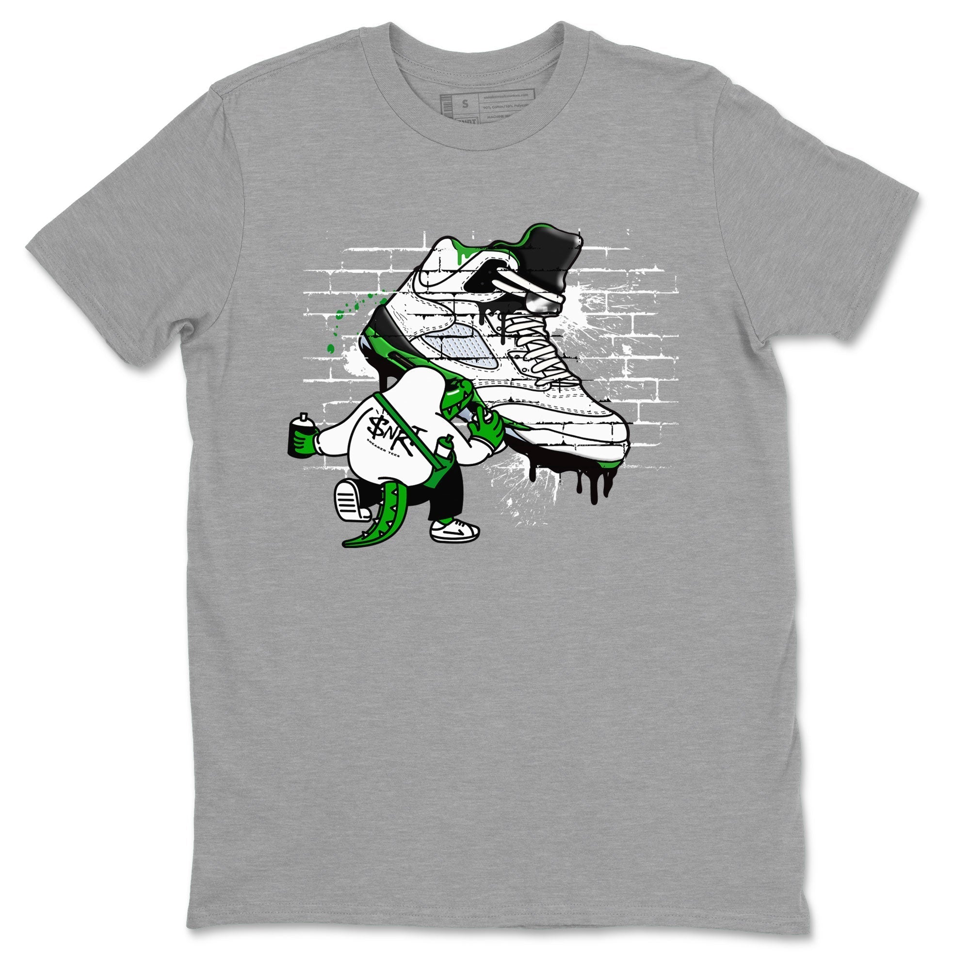Crocodile Artist snkmatch Tee - Air Jordan 5 Lucky Green