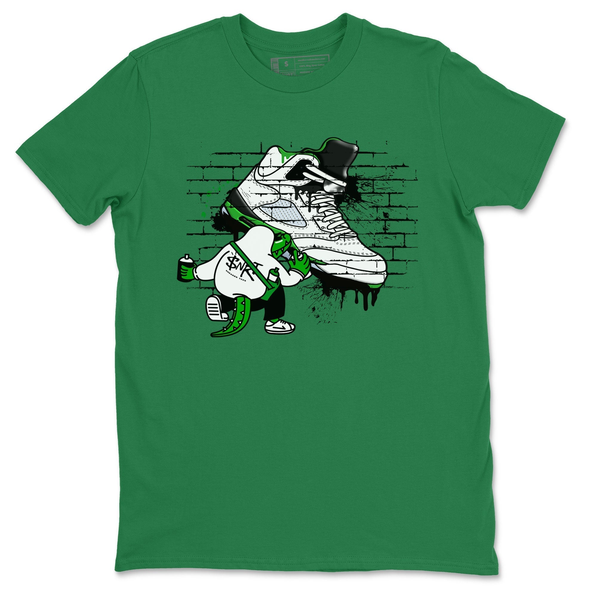 Crocodile Artist snkmatch Tee - Air Jordan 5 Lucky Green