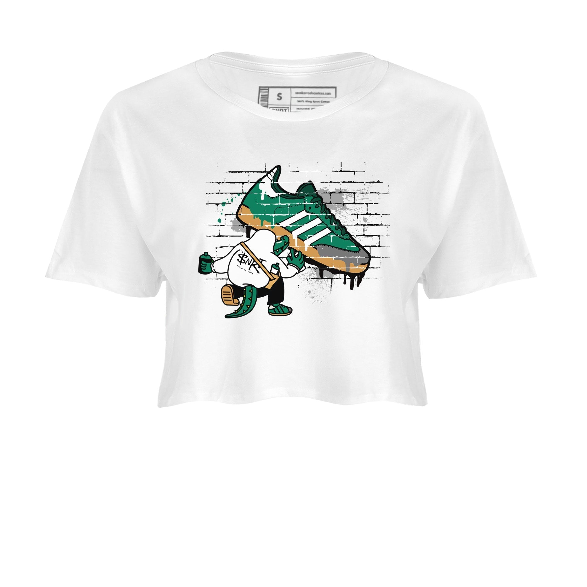 Crocodile Artist snkmatch Women's Top - Samba Collegiate Green Gum