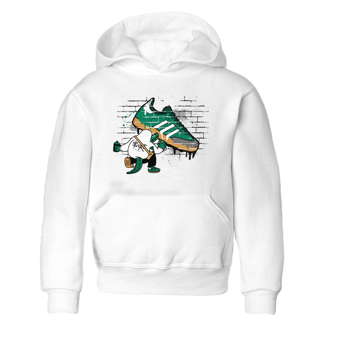 Crocodile Artist snkmatch Tee Kids - Samba Collegiate Green Gum