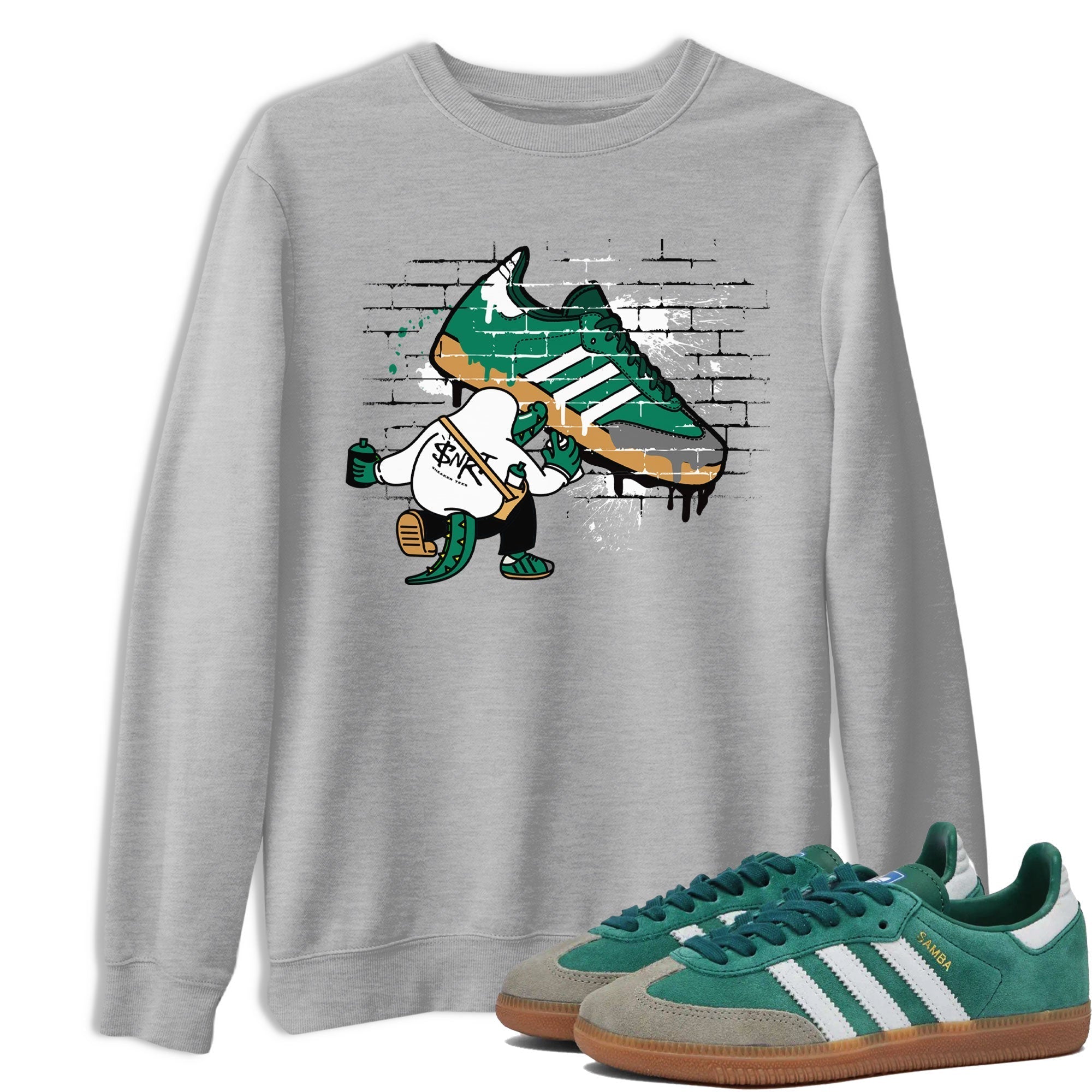 Crocodile Artist snkmatch Tee - Samba Collegiate Green Gum