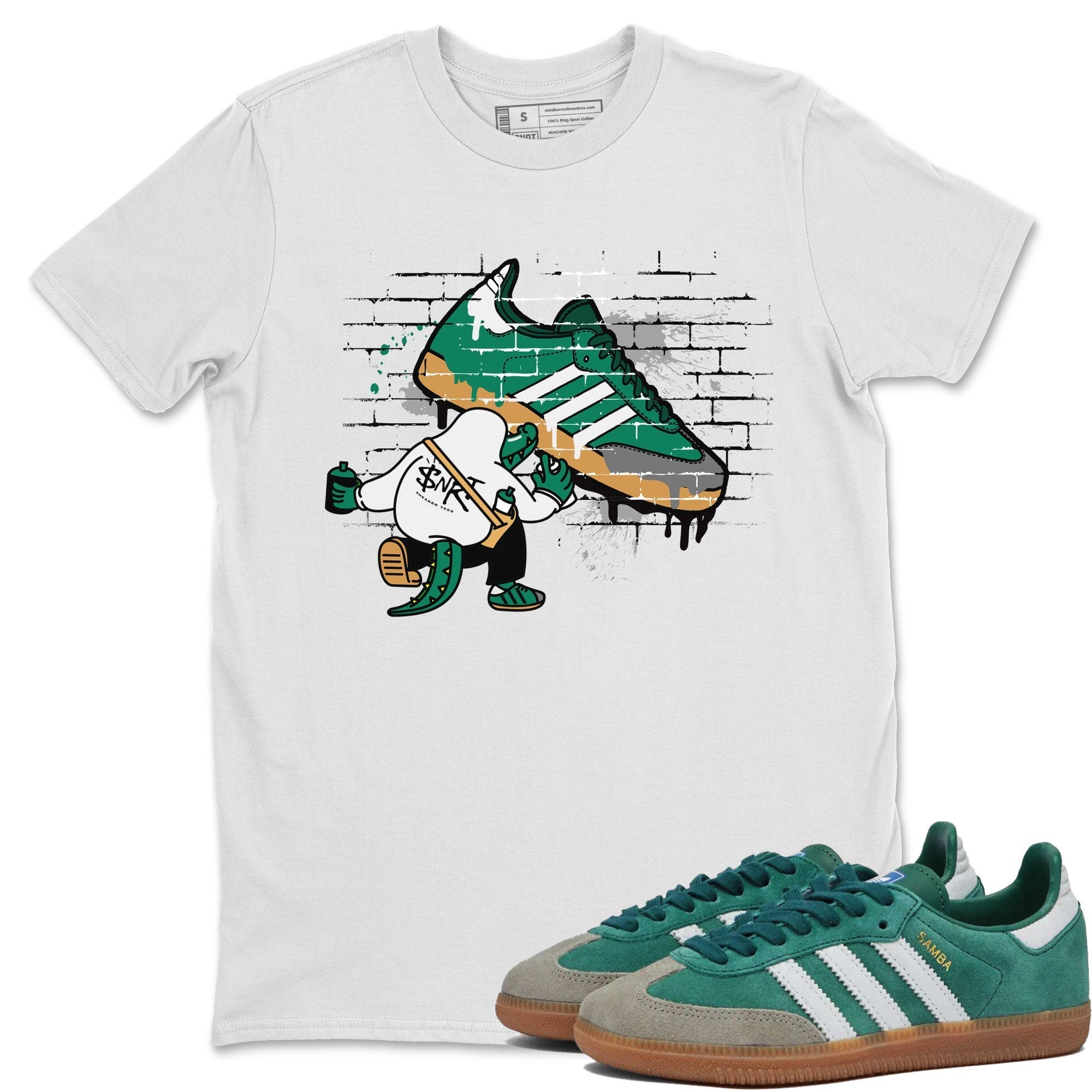 Crocodile Artist snkmatch Tee - Samba Collegiate Green Gum