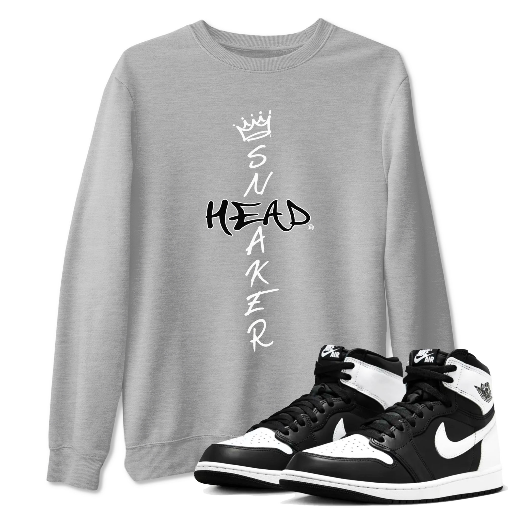 Cross snkmatch snkmatch Tees - Air Jordan 1 Black White