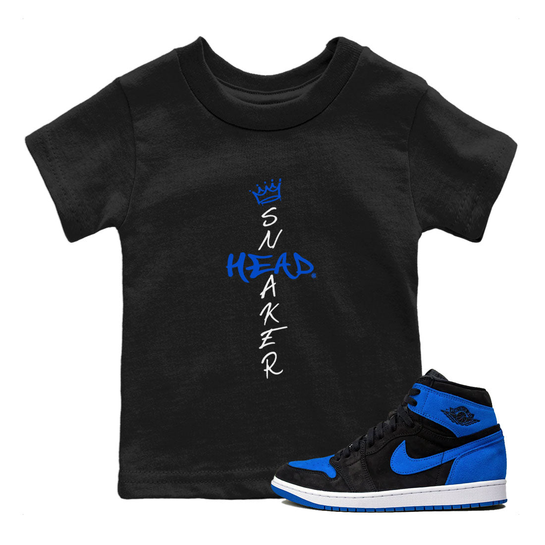Cross snkmatch snkmatch Tee Kids - Air Jordan 1 Royal Reimagined