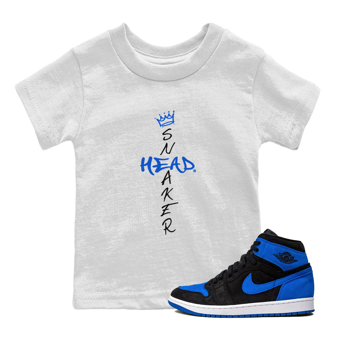 Cross snkmatch snkmatch Tee Kids - Air Jordan 1 Royal Reimagined