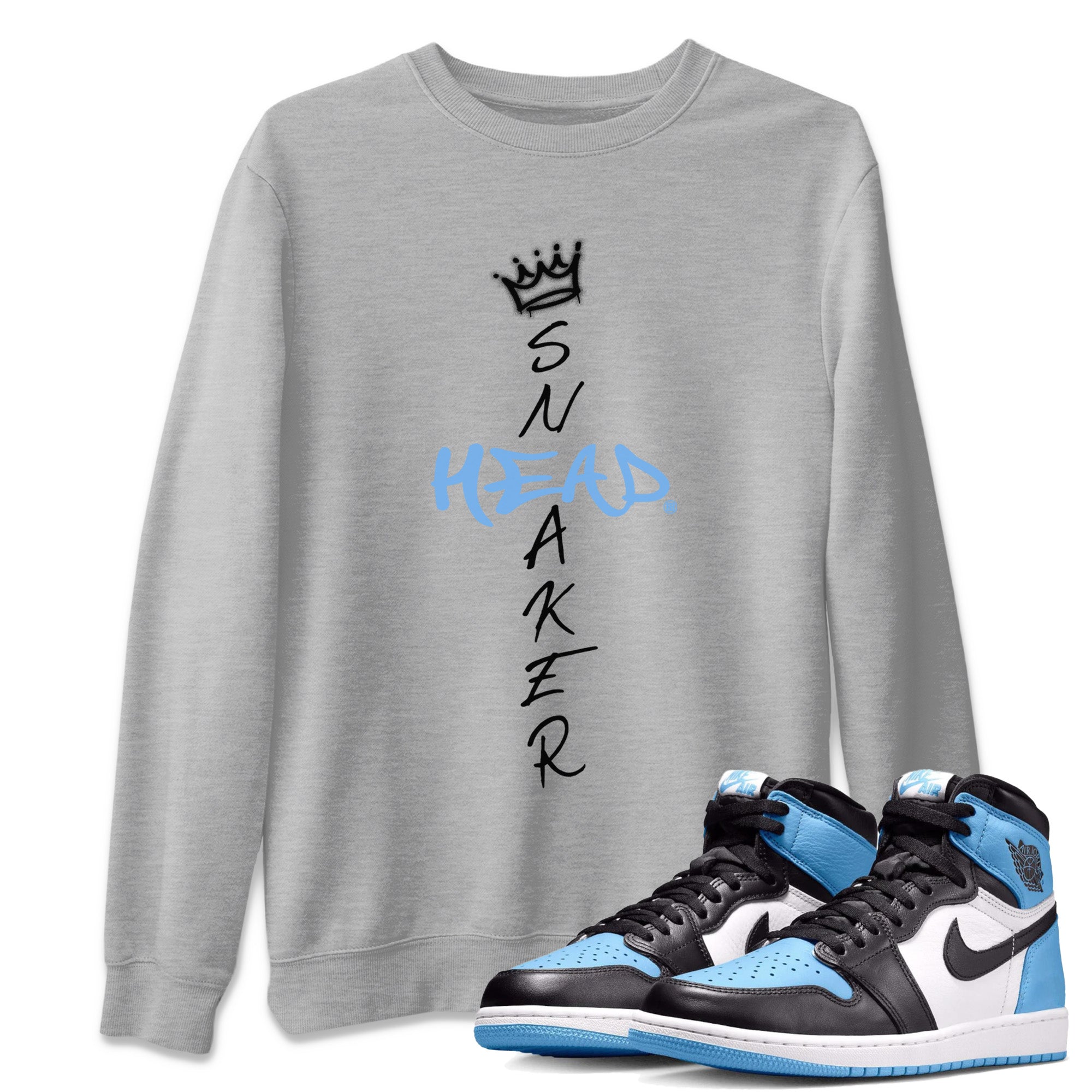 Cross snkmatch Unisex Tops - Air Jordan 1 UNC Toe