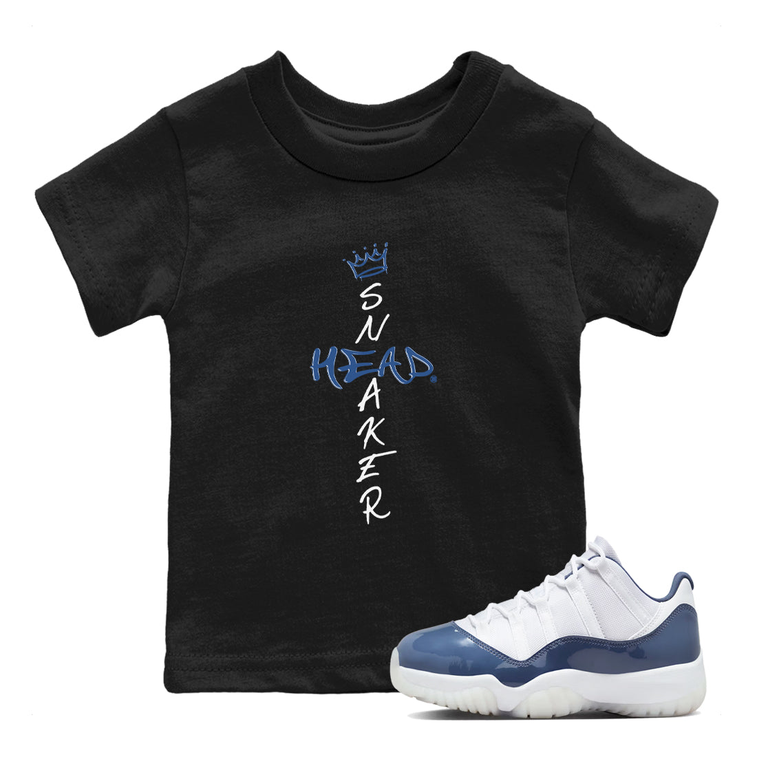 Cross snkmatch snkmatch Tees Kids - Air Jordan 11 Diffused Blue