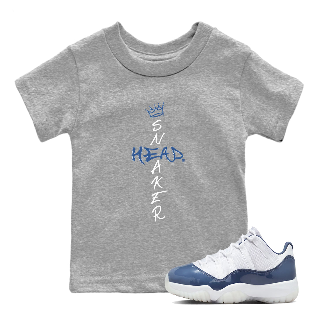 Cross snkmatch snkmatch Tees Kids - Air Jordan 11 Diffused Blue