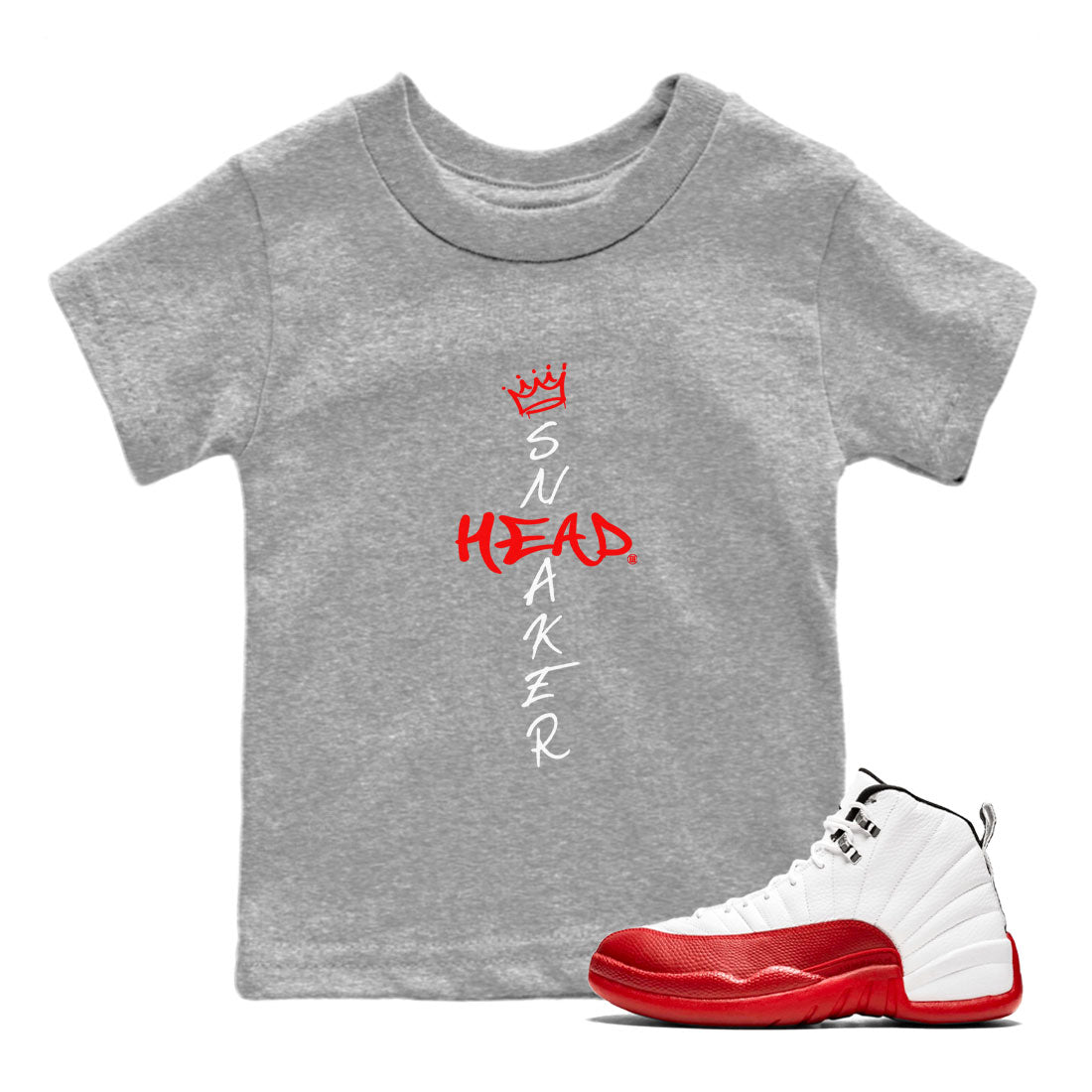 Cross snkmatch snkmatch Tee Kids - Air Jordan 12 Cherry