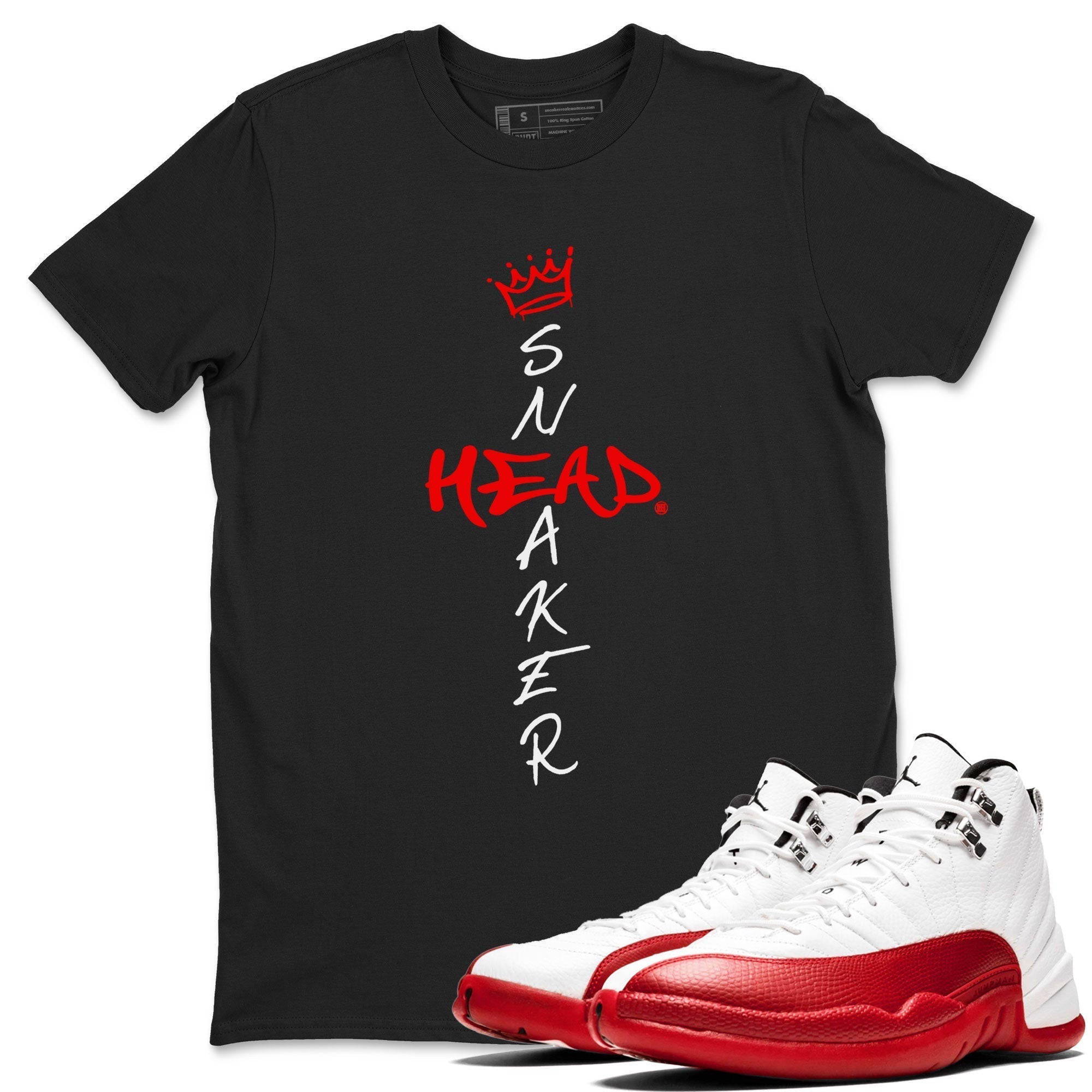 Cross snkmatch snkmatch Tee - Air Jordan 12 Cherry