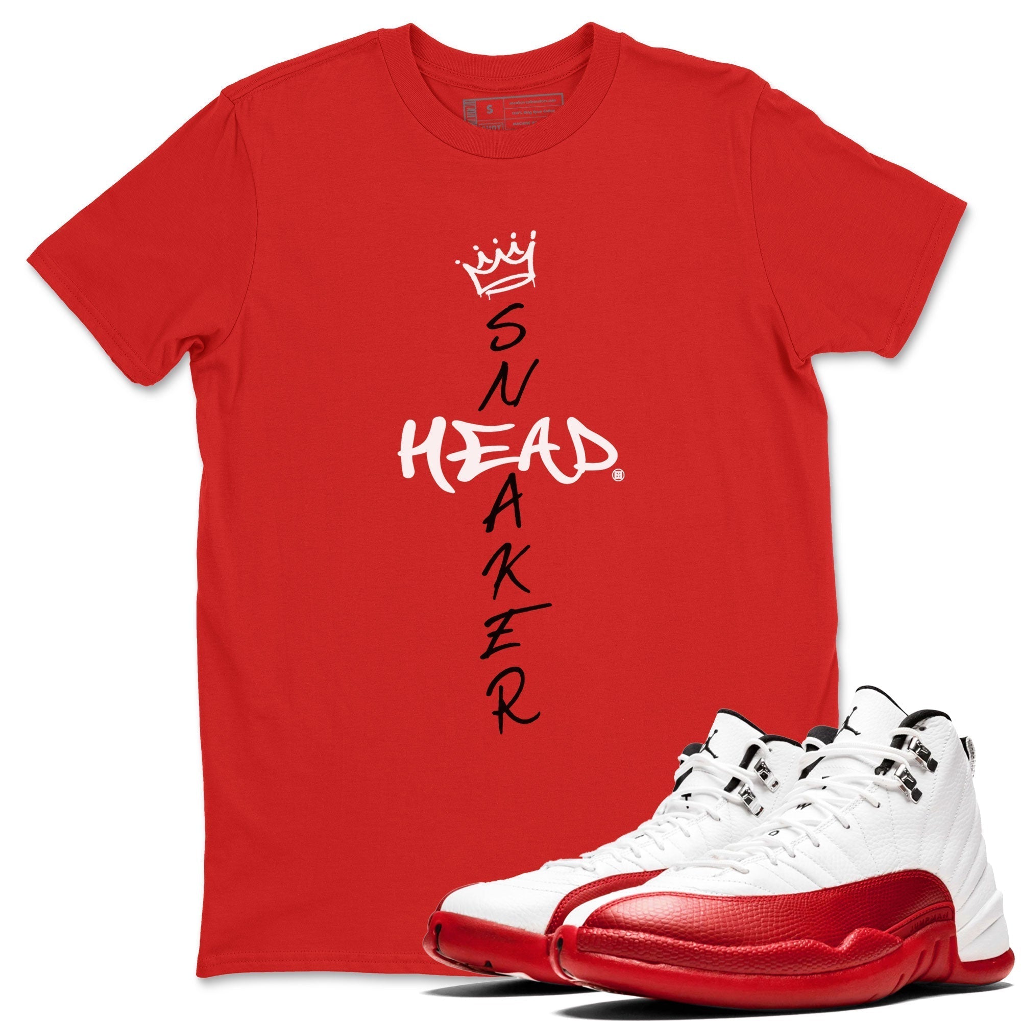 Cross snkmatch snkmatch Tee - Air Jordan 12 Cherry
