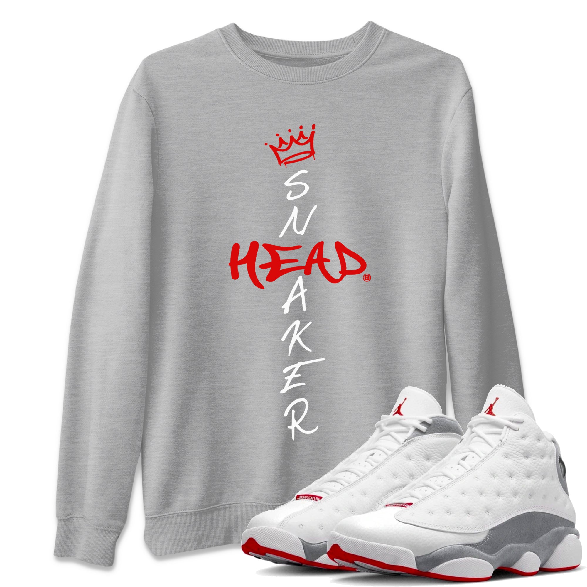 Cross snkmatch Unisex Tops - Air Jordan 13 Wolf Grey