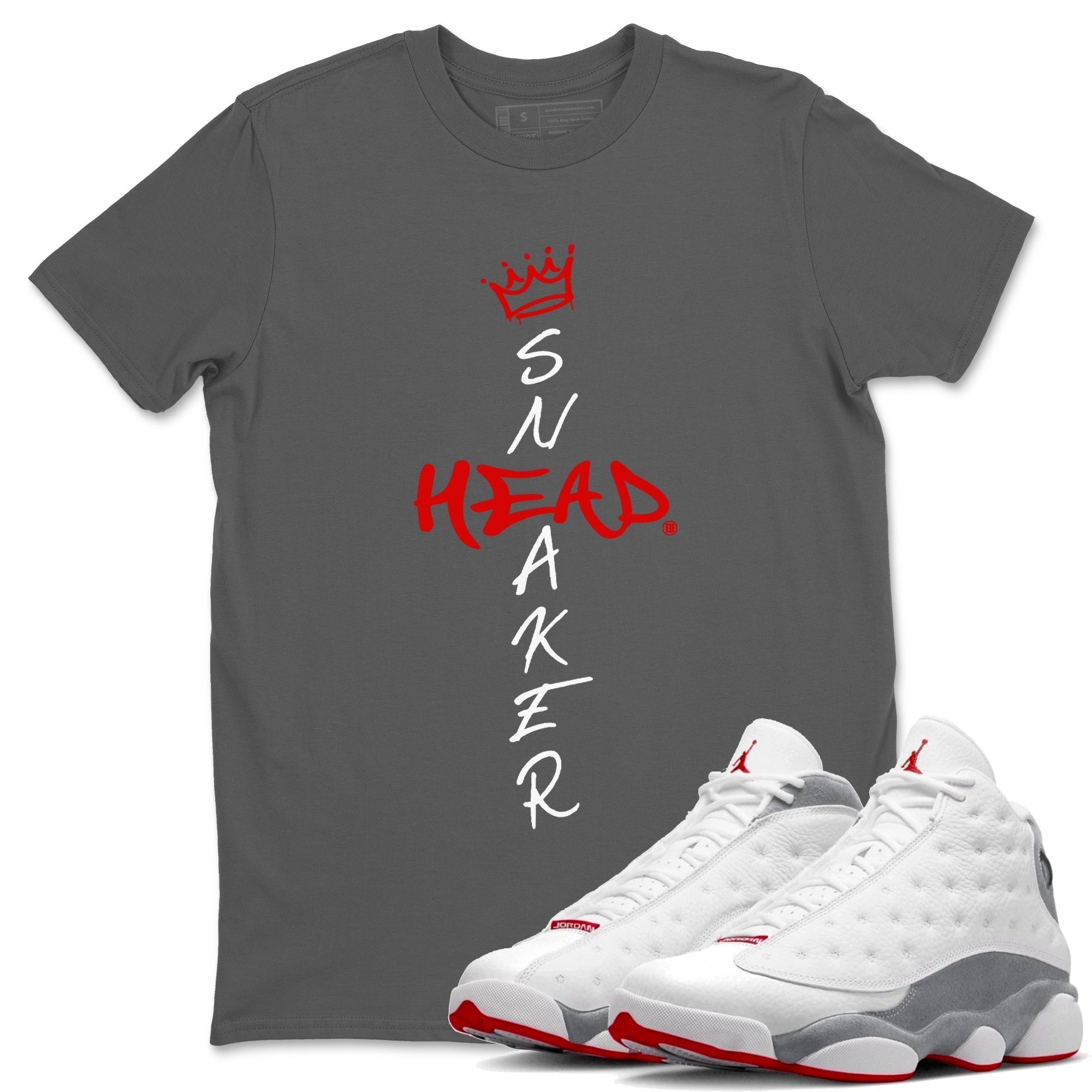 Cross snkmatch Unisex Adult Tops - Air Jordan 13 Wolf Grey