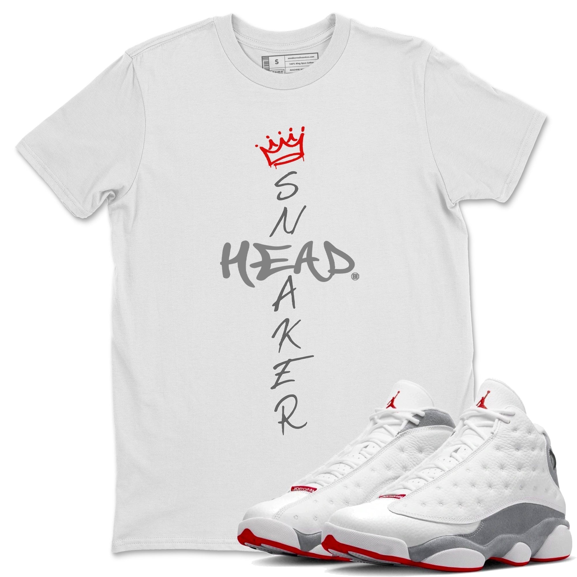Cross snkmatch Unisex Tops - Air Jordan 13 Wolf Grey