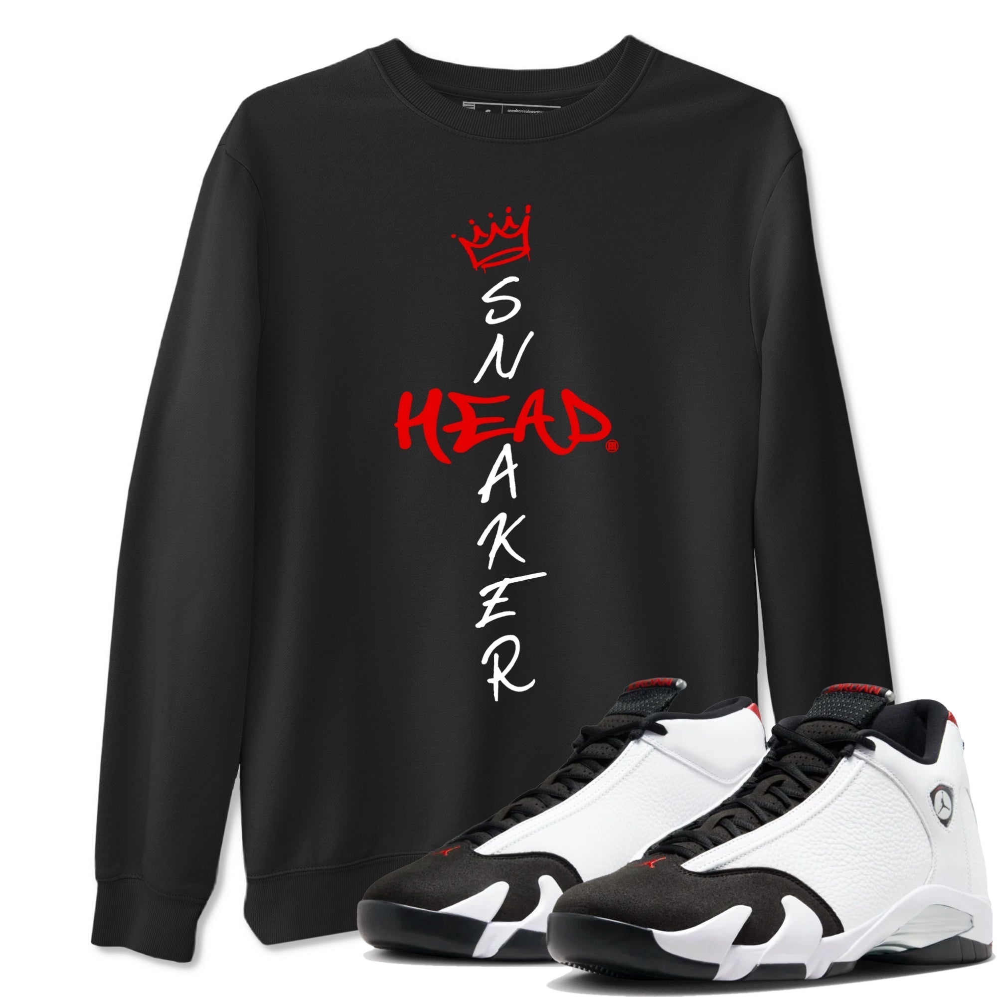 Cross snkmatch snkmatch Tees - Air Jordan 14 Black Toe