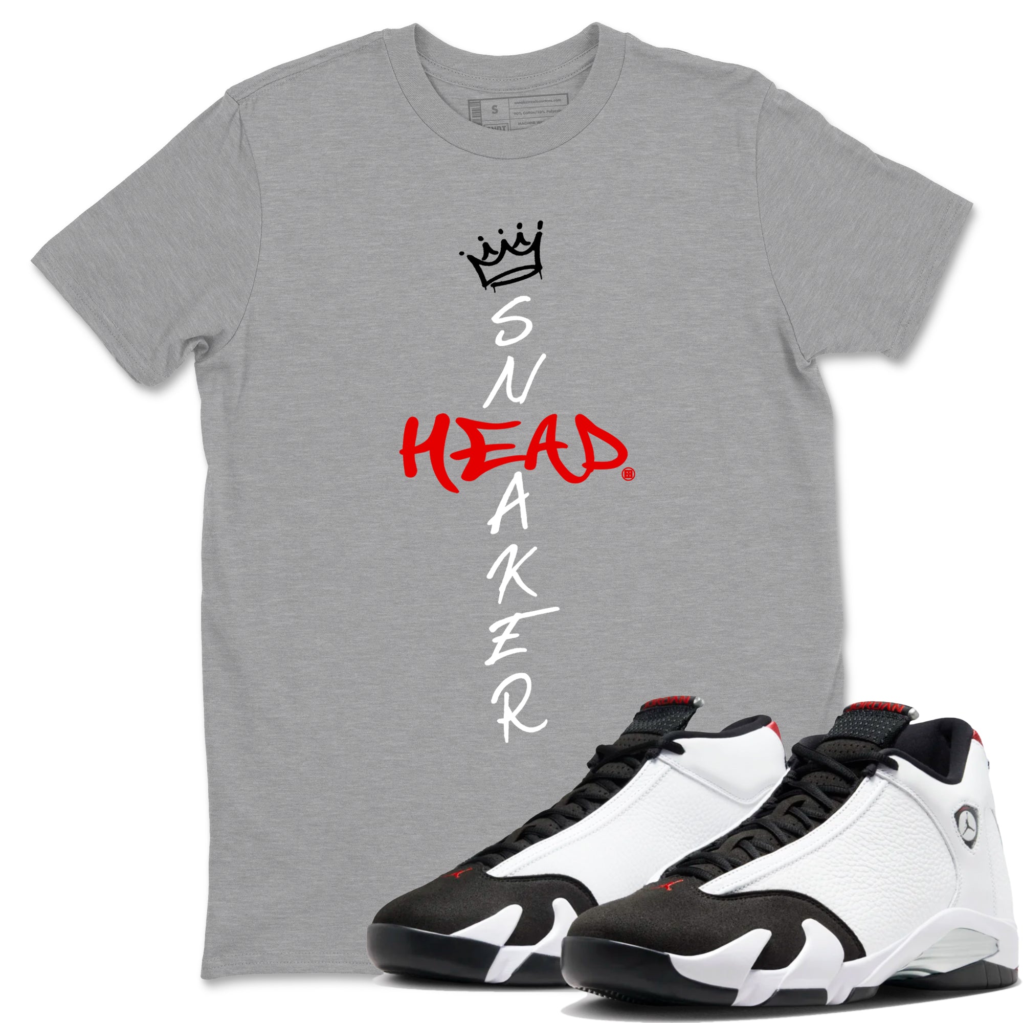 Cross snkmatch snkmatch Tees - Air Jordan 14 Black Toe