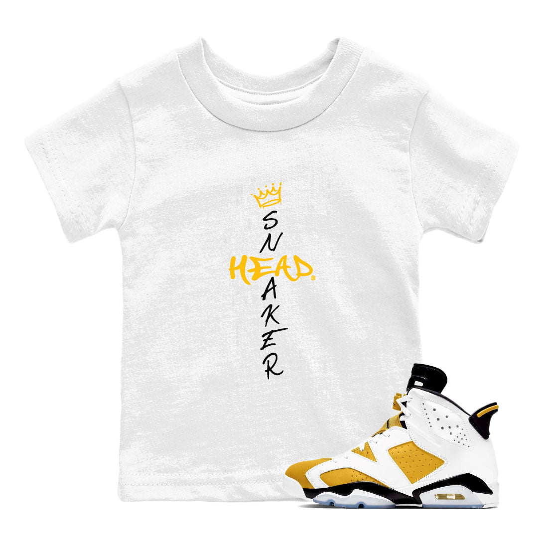 Cross snkmatch snkmatch Tee Kids - Air Jordan 6 Yellow Ochre