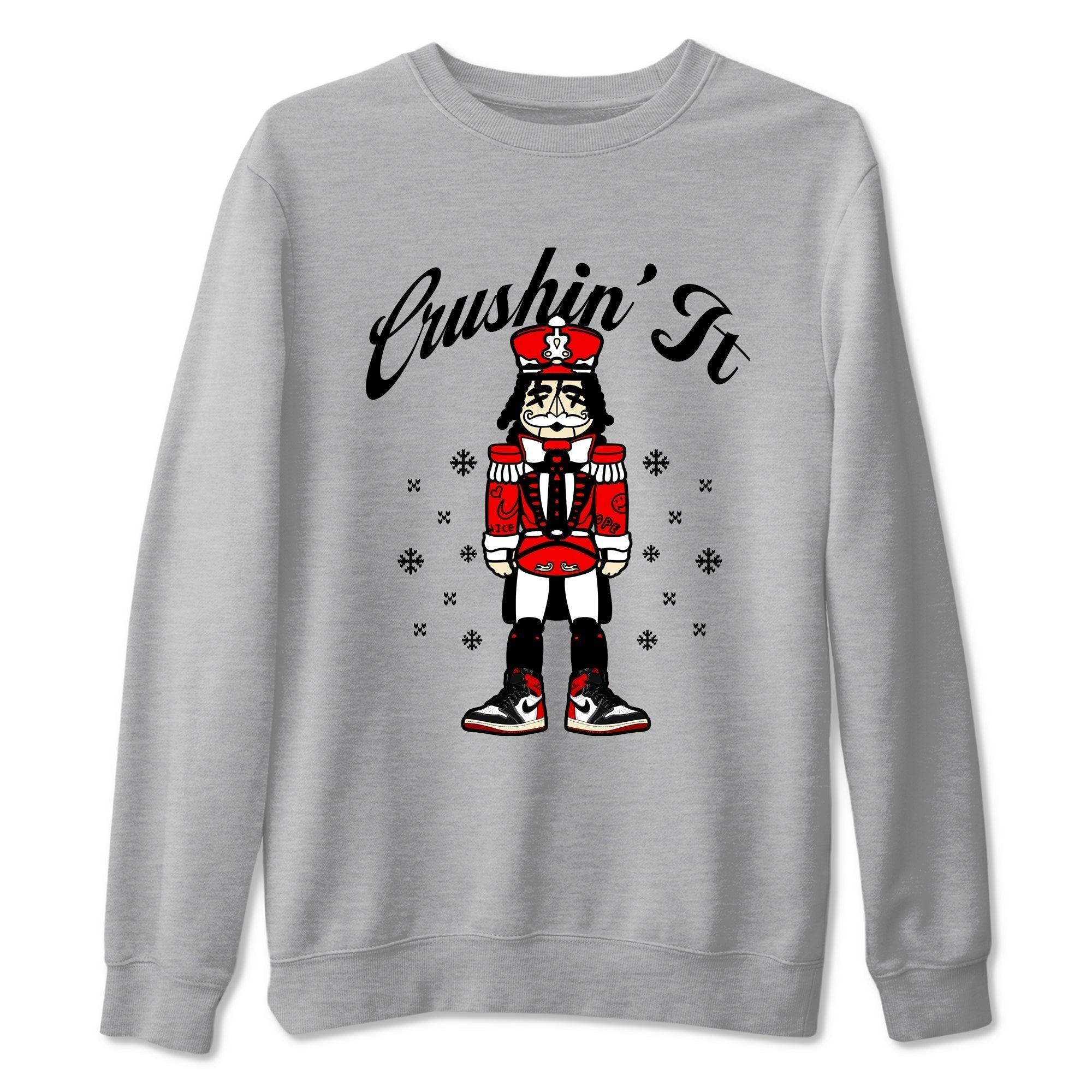 Crushin' It snkmatch Tees - Air Jordan 1 Black Toe Reimagined