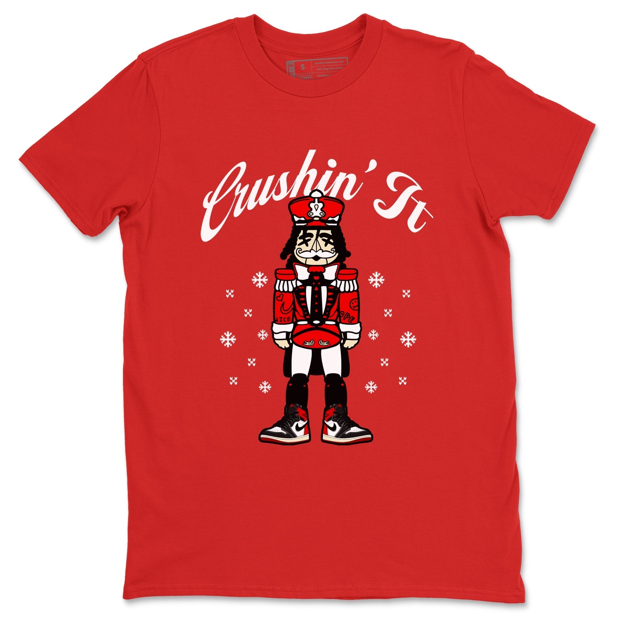 Crushin' It snkmatch Tees - Air Jordan 1 Black Toe Reimagined