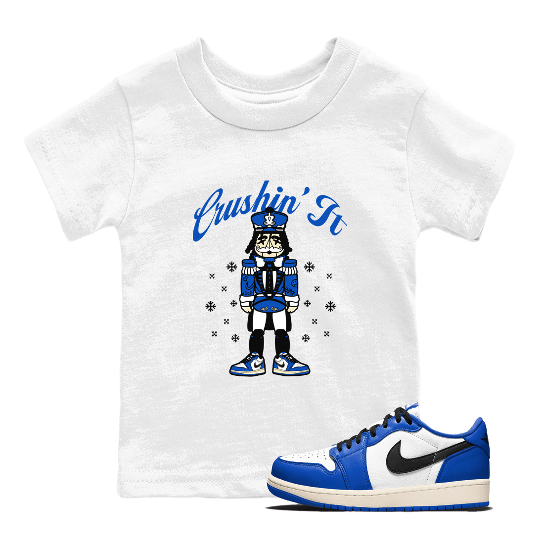 Crushin' It snkmatch Tees Kids - Air Jordan 1 Game Royal