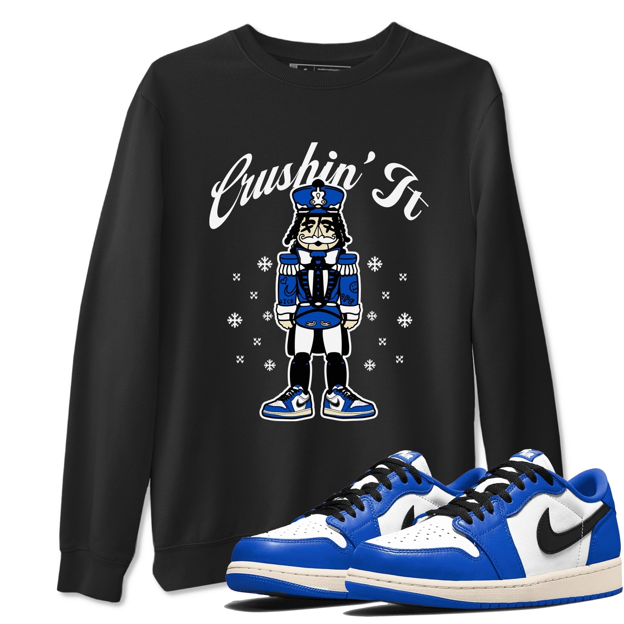 Crushin' It snkmatch Tees - Air Jordan 1 Game Royal