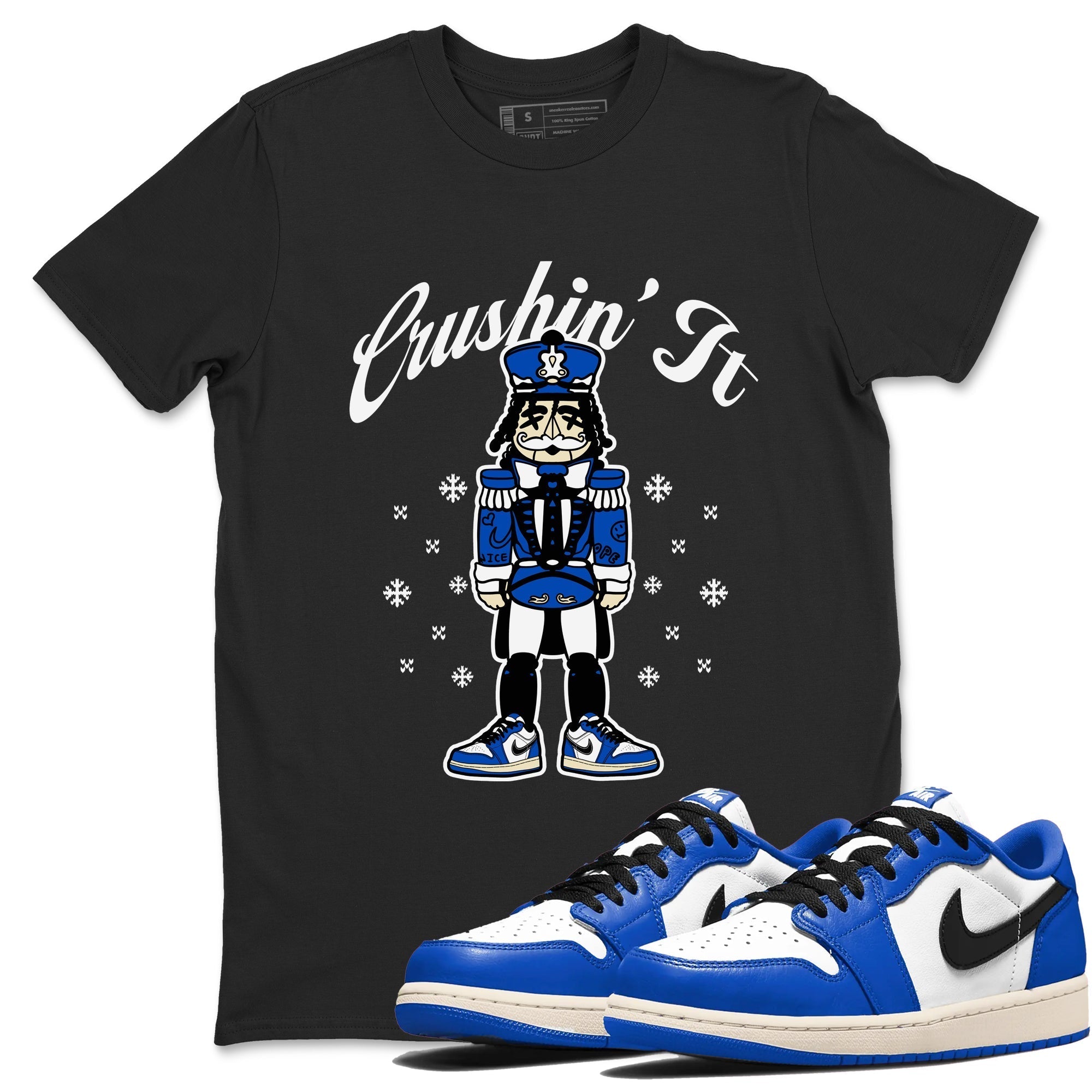 Crushin' It snkmatch Tees - Air Jordan 1 Game Royal