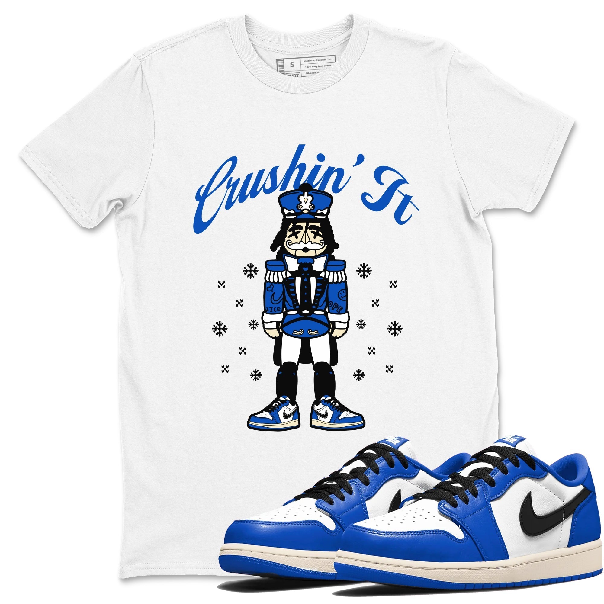 Crushin' It snkmatch Tees - Air Jordan 1 Game Royal