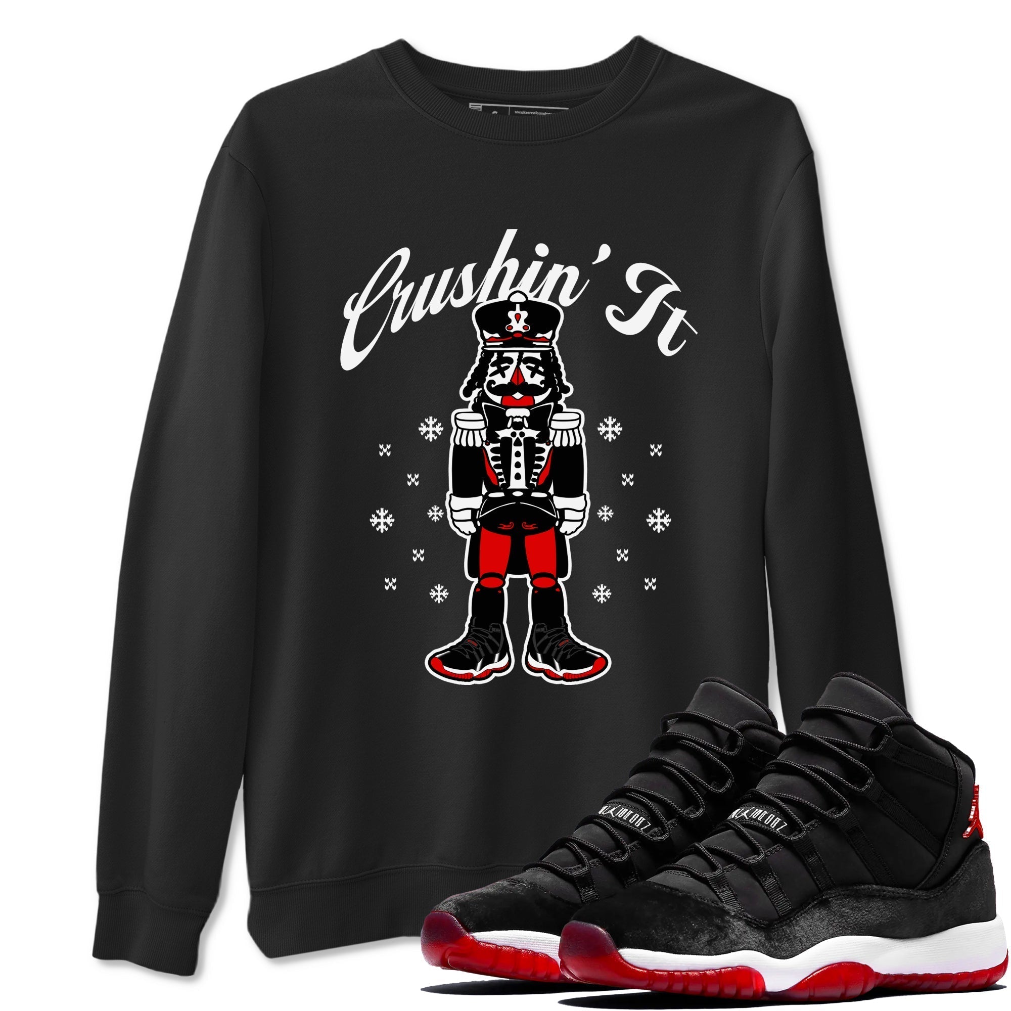 Crushin' It snkmatch Tees - Air Jordan 11 Bred Velvet