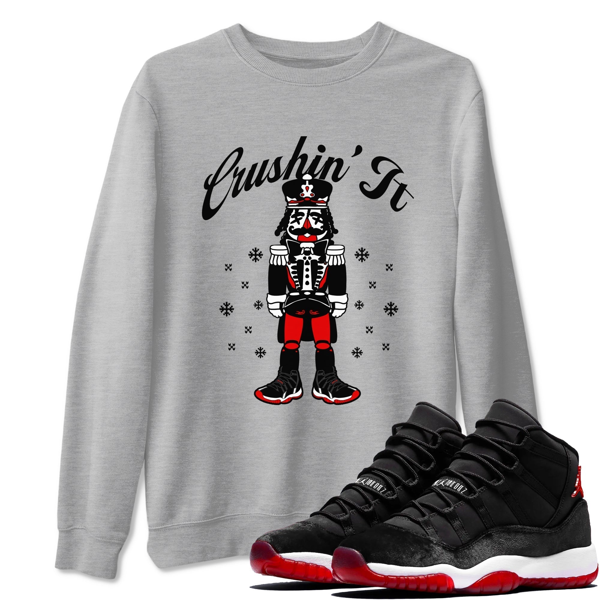 Crushin' It snkmatch Tees - Air Jordan 11 Bred Velvet