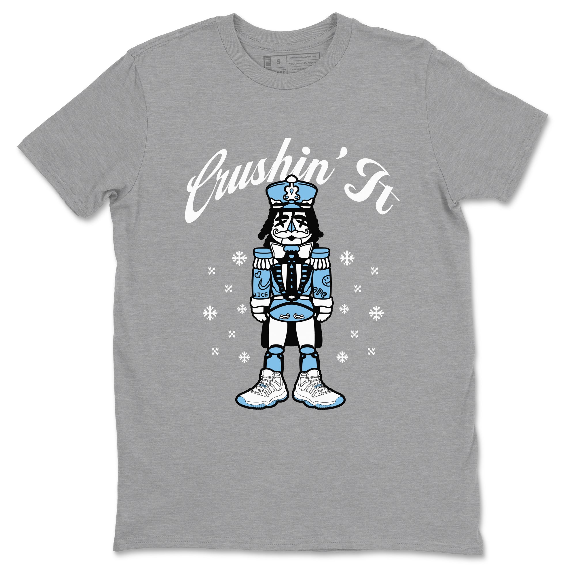 Crushin' It snkmatch Tees - Air Jordan 11 Legend Blue