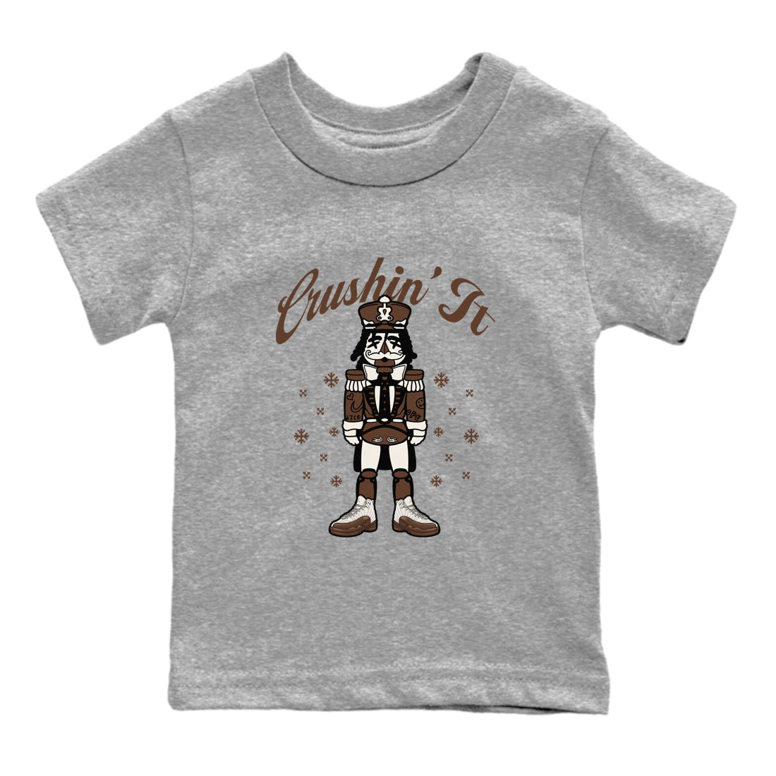 Crushin' It snkmatch Tees Kids - Air Jordan 12 Baroque Brown