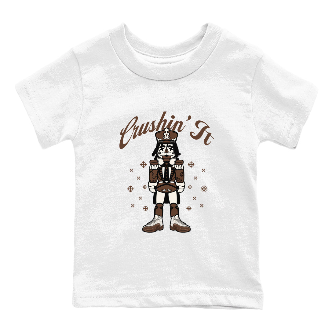 Crushin' It snkmatch Tees Kids - Air Jordan 12 Baroque Brown