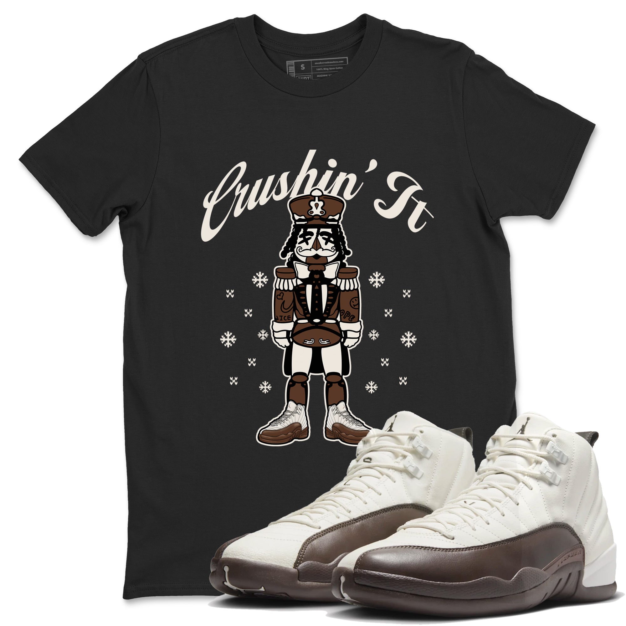 Crushin' It snkmatch Tees - Air Jordan 12 Baroque Brown