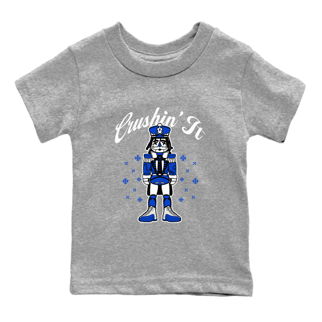 Crushin' It snkmatch Tees Kids - Air Jordan 12 Blueberry
