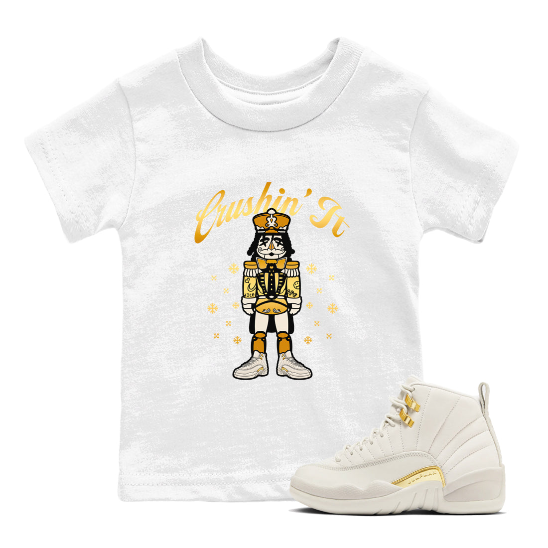 Crushin' It snkmatch Tees Kids - Air Jordan 12 Phantom