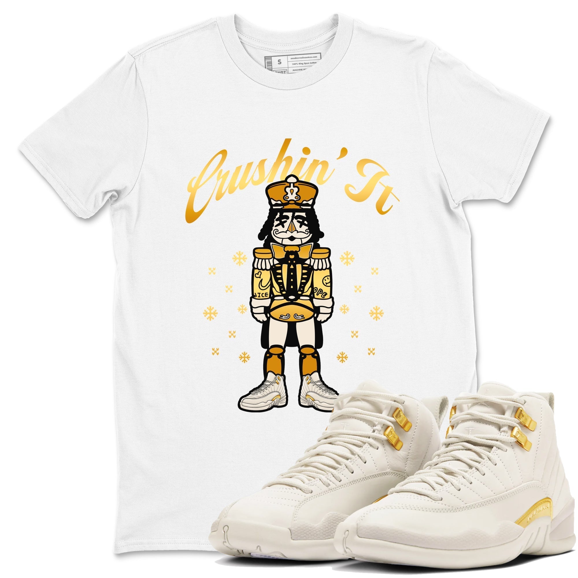 Crushin' It snkmatch Tees - Air Jordan 12 Phantom